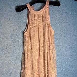 Cream Lace Dress